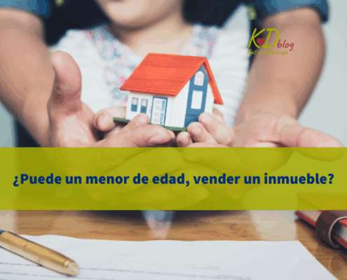 Foto de una niña sujetando con las manos una casa de madera.
